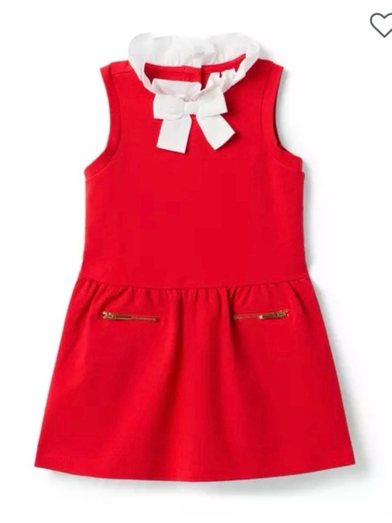Janie and Jack Other - Janie and Jack The Ponte Café Dress in True Red Size 4Y